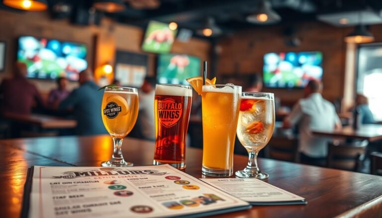 buffalo wild wings alcohol menu