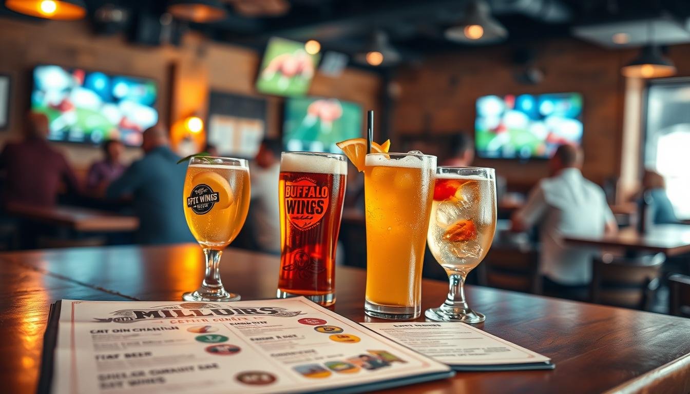 buffalo wild wings alcohol menu