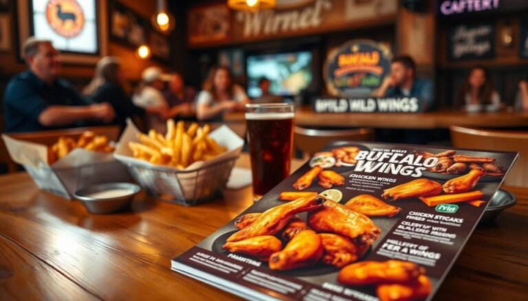 buffalo wild wings menu