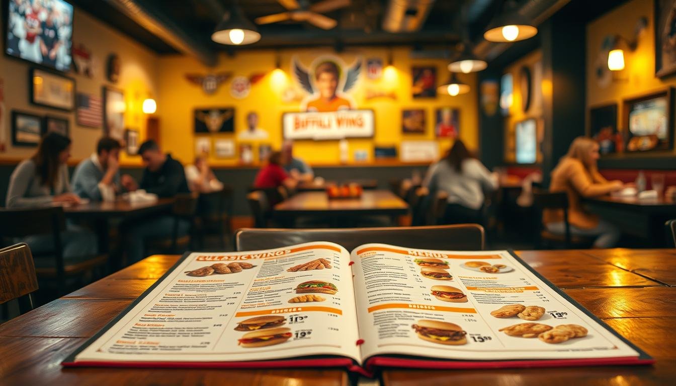 buffalo wild wings menu with prices