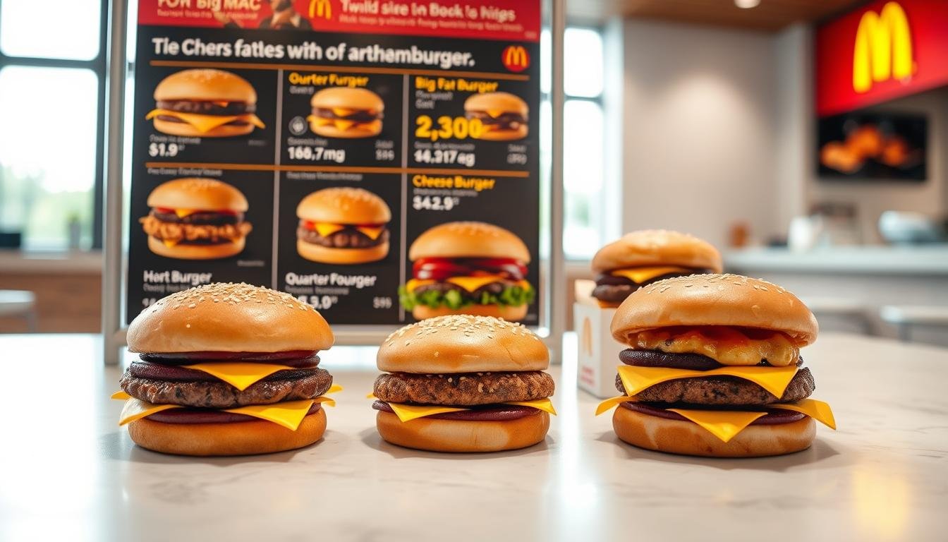 mcdonald's hamburger menu
