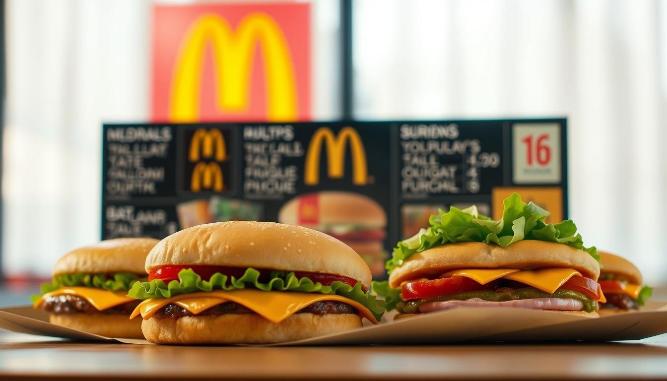 mcdonald's sandwich menu