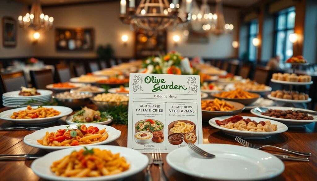 olive garden catering menu