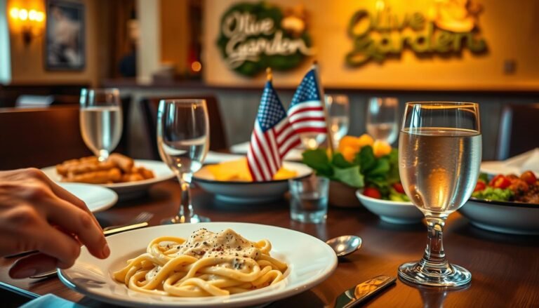 olive garden veterans day menu