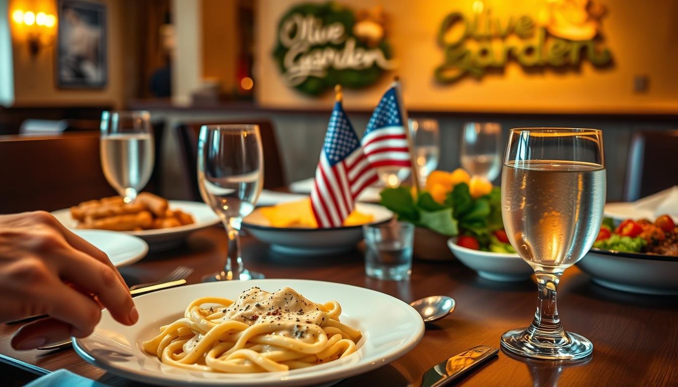 olive garden veterans day menu