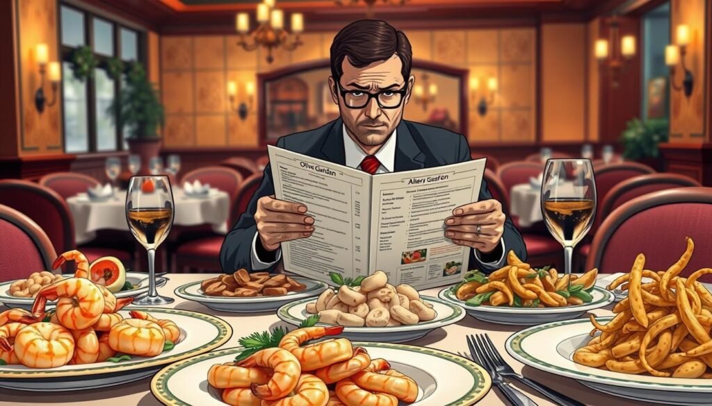 seafood allergen risks olive garden