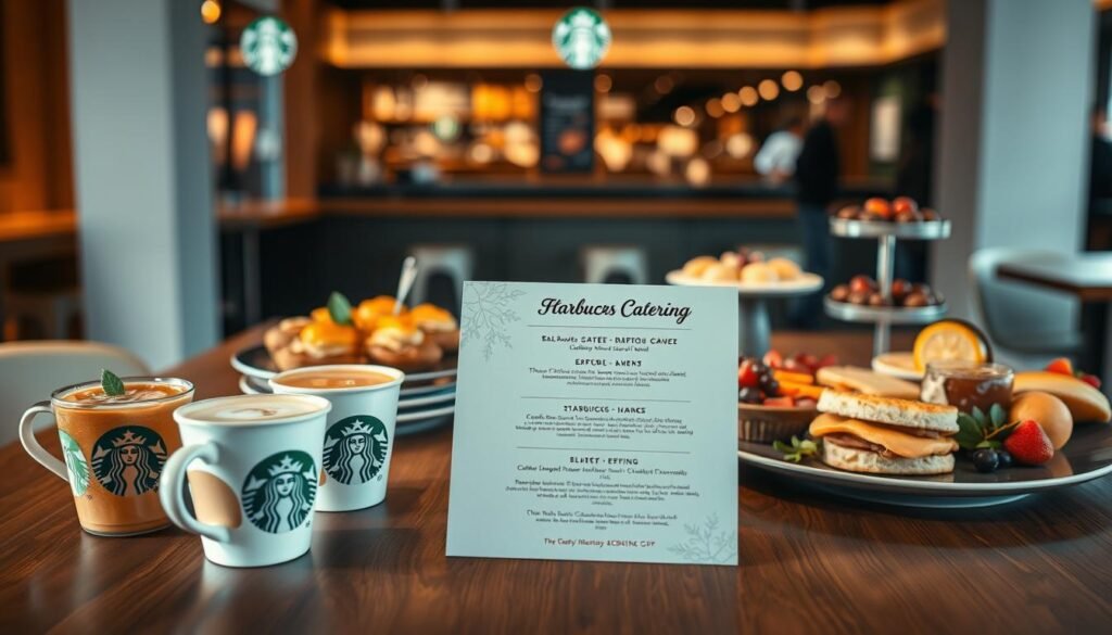 starbucks catering menu