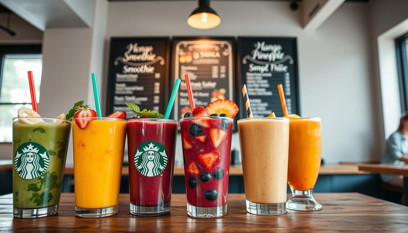 starbucks smoothie menu