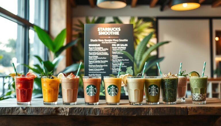 starbucks smoothies menu