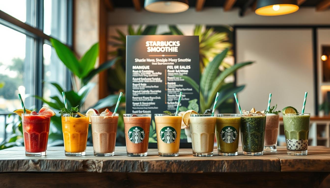 starbucks smoothies menu