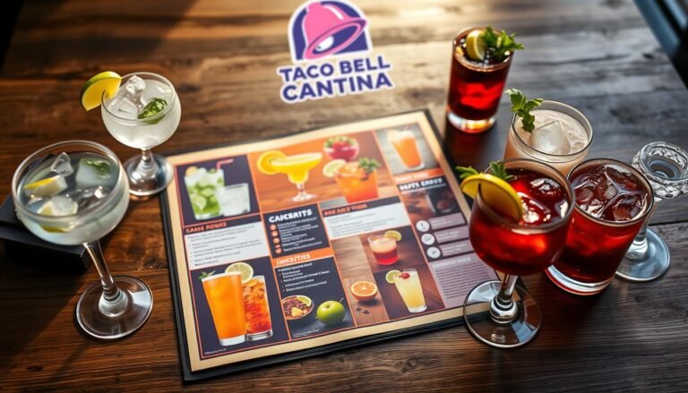 taco bell cantina alcohol menu