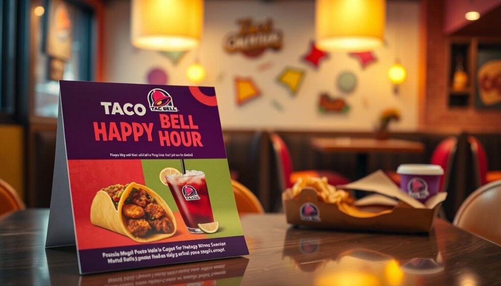 taco bell happy hour menu
